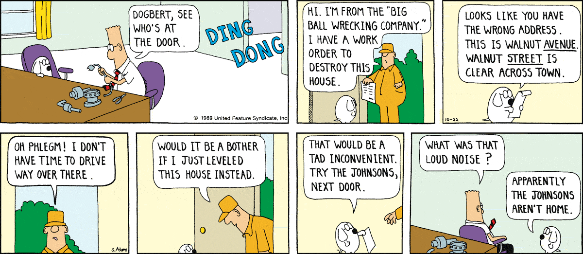 Dilbert Cartoon